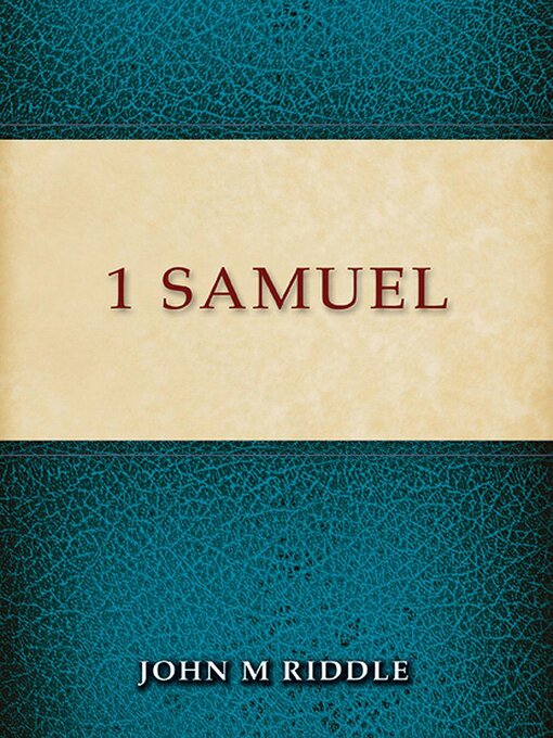 Title details for 1 Samuel by John Riddle - Available